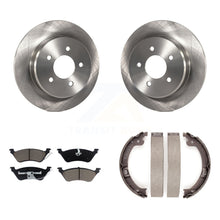 Load image into Gallery viewer, Rear Disc Rotors Ceramic Pads Parking Shoes Kit For Dodge Grand Caravan Chrysler