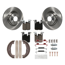 Load image into Gallery viewer, Rear Disc Rotors Ceramic Pads Parking Shoes And Hardware Kit For BMW 320i xDrive