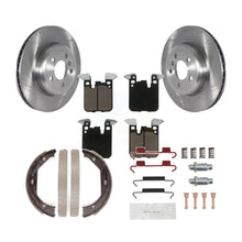 Load image into Gallery viewer, Rear Disc Rotors Ceramic Pads Parking Shoes Hardware Kit For BMW 328i xDrive GT