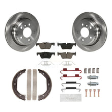 Load image into Gallery viewer, Rear Disc Rotors Ceramic Pads Parking Shoes Hardware Kit For BMW 328i xDrive GT