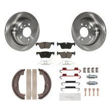 Load image into Gallery viewer, Rear Disc Rotors Ceramic Pads Parking Shoes And Hardware Kit For BMW 320i xDrive