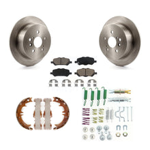 Load image into Gallery viewer, Rear Disc Rotors Ceramic Pads Parking Shoes Hardware Kit For 09-16 Toyota Venza
