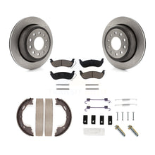 Load image into Gallery viewer, Rear Disc Rotors Ceramic Pads Parking Shoes &amp; Hardware Kit For Lincoln Town Car