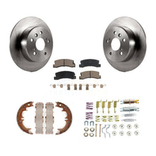 Load image into Gallery viewer, Rear Disc Rotors Ceramic Pads Parking Shoes Hardware Kit For Lexus Toyota Camry