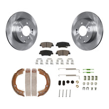 Load image into Gallery viewer, Rear Disc Rotors Ceramic Pads Parking Shoes Hardware Kit For Hyundai Sonata 3.3L