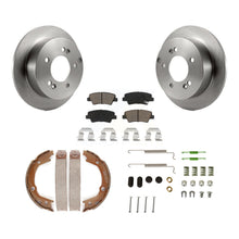 Load image into Gallery viewer, Rear Disc Rotors Ceramic Pads Parking Shoes Hardware Kit For Hyundai Sonata 2.4L