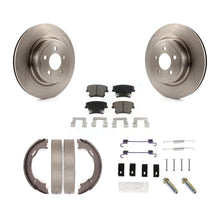 Load image into Gallery viewer, Rear Disc Rotors Ceramic Pads Parking Brake Shoes Hardware Kit For Dodge Charger