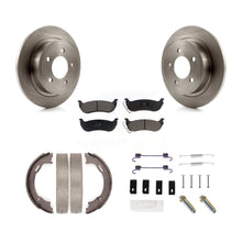 Load image into Gallery viewer, Rear Disc Rotors Ceramic Pads Parking Shoes &amp; Hardware Kit For Chrysler Pacifica