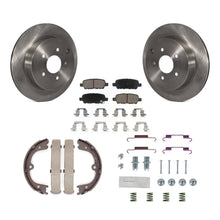 Load image into Gallery viewer, Rear Disc Rotors Ceramic Pads Parking Shoes Hardware Kit For Nissan Murano Quest