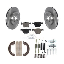 Load image into Gallery viewer, Rear Disc Rotors Ceramic Pads Parking Shoes Hardware Kit For BMW 535i GT xDrive