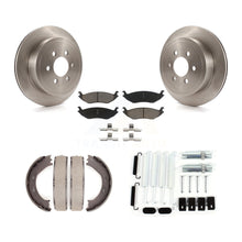 Load image into Gallery viewer, Rear Disc Rotors Ceramic Pads Parking Shoes Hardware Kit For 2003 Dodge Durango