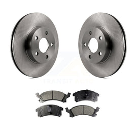Front Disc Brake Rotor & Ceramic Pad Kit For Pontiac Sunfire Grand Am Oldsmobile