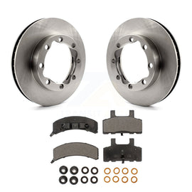 Front Disc Brake Rotors & Ceramic Pad Kit For K1500 Suburban GMC Chevrolet K2500