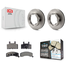 Load image into Gallery viewer, Front Brake Rotor Ceramic Pad Kit For Chevrolet K2500 Dodge Ram 2500 K1500 Tahoe