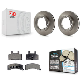 Rotors de frein avant et Kit de plaquettes en céramique, pour Dodge Ram 2500 K3500 3500 Chevrolet GMC 