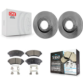 Front Brake Rotor & Ceramic Pad Kit For Buick LeSabre Century Pontiac Grand Prix