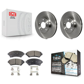 Rotors de frein avant et Kit de plaquettes en céramique pour Chevrolet Buick Impala LeSabre Cadillac 