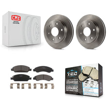 Charger l'image dans la galerie, Kit de plaquettes en céramique pour Rotor de frein à disque avant, pour freins arrière GMC Sierra 1500 2007 