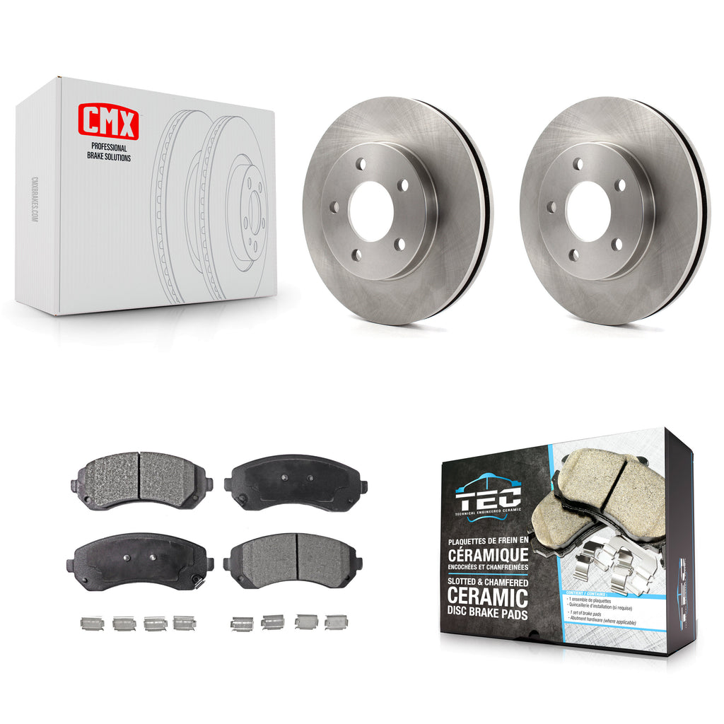 Kit de rotors de frein à disque avant et plaquettes en céramique pour Buick rendez-vous Pontiac Aztek 