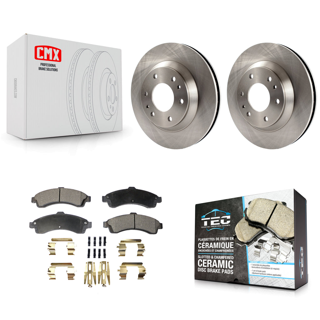 Kit de plaquettes en céramique pour Rotor de frein à disque avant, pour Chevrolet Trailblazer GMC envoyé Buick 