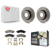 Load image into Gallery viewer, Front Brake Rotor Ceramic Pad Kit For Chevrolet Trailblazer GMC EXT Envoy XL XUV