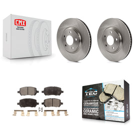 Kit de plaquettes en céramique pour Rotor de frein à disque avant, pour Pontiac G5 2010 avec freins arrière 