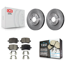 Kit de disques de frein à disque avant et plaquettes en céramique pour Chevrolet Malibu 
