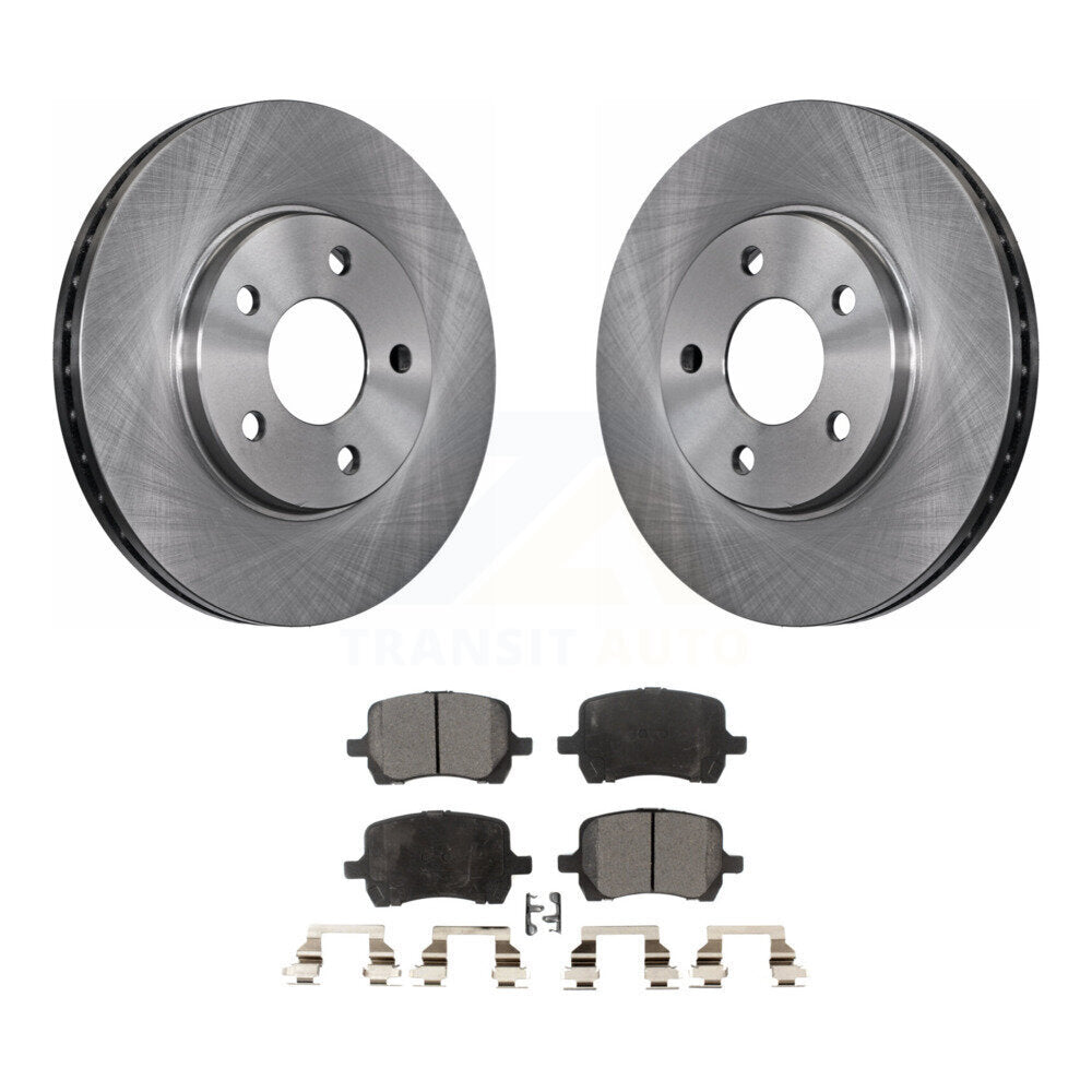 Kit de rotors de frein à disque avant et plaquettes en céramique pour Chevrolet Malibu Pontiac G6 