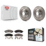 Kit de Rotor de frein à disque avant et de plaquettes en céramique, pour Cadillac CTS STS Pontiac Bonneville 