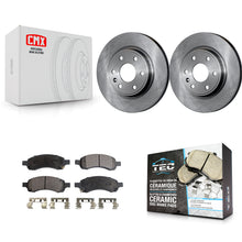 Load image into Gallery viewer, Front Brake Rotor Ceramic Pad Kit For Chevrolet Traverse GMC Acadia Buick Saturn