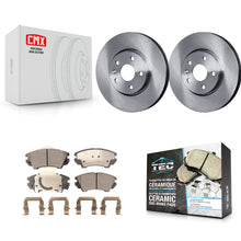 Load image into Gallery viewer, [Front] 2010-2015 Chevrolet Camaro LT LS Premium OE Brake Rotors &amp; Ceramic Pads Kit For Max Braking