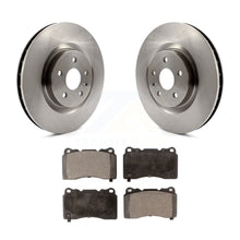 Charger l&#39;image dans la galerie, Front Disc Brake Rotors And Ceramic Pads Kit For Buick Regal Pontiac G8