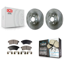 Charger l'image dans la galerie, Front Disc Brake Rotors And Ceramic Pads Kit For Chevrolet Cruze Sonic Limited