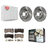 [Front] 2017 Cadillac ATS V Premium OE Brake Rotors & Ceramic Pads Kit For Max Braking
