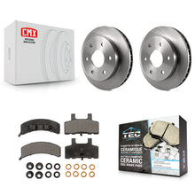 Charger l'image dans la galerie, Front Brake Rotor &amp; Ceramic Pad Kit For Chevrolet K1500 GMC Tahoe K2500 Suburban