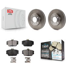 Charger l'image dans la galerie, [Front] 1994-1995 Ford Taurus SHO Premium OE Brake Rotors &amp; Ceramic Pads Kit For Max Braking