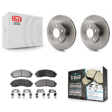 Front Disc Brake Rotors And Ceramic Pads Kit For Ford Ranger Mazda B4000 4WD