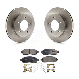 [Front] 2004 Ford F-150 4WD With 5 Lug Wheels Premium OE Brake Rotors & Ceramic Pads Kit For Max Braking