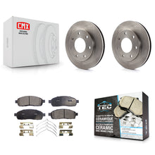 Charger l'image dans la galerie, [Front] 2004 Ford F-150 4WD Premium OE Brake Rotors &amp; Ceramic Pads Kit For Max Braking