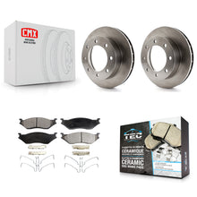 Charger l'image dans la galerie, [Front] 1999 Ford F-450 Super Duty F-550 Premium OE Brake Rotors &amp; Ceramic Pads Kit For Max Braking