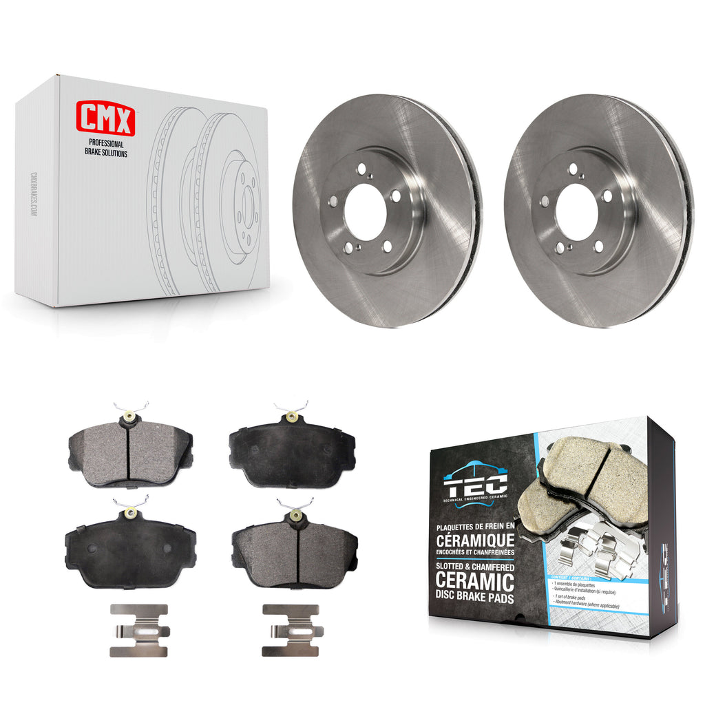 Front Brake Rotor And Ceramic Pad Kit For Ford Taurus Mercury Sable Lincoln Mark