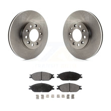 Charger l&#39;image dans la galerie, Front Disc Brake Rotors And Ceramic Pads Kit For 1999-2003 Ford Windstar