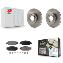 Charger l'image dans la galerie, [Front] 1999-2003 Ford Windstar Premium OE Brake Rotors &amp; Ceramic Pads Kit For Max Braking