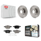 [Front] 2004 Ford Focus From 04 05 Premium OE Brake Rotors & Ceramic Pads Kit For Max Braking