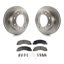 Charger l&#39;image dans la galerie, Front Disc Brake Rotor Ceramic Pad Kit For Ford F-250 Super Duty F-350 Excursion