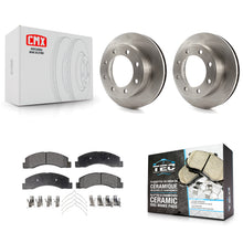 Charger l'image dans la galerie, Front Disc Brake Rotor Ceramic Pad Kit For Ford F-250 Super Duty F-350 Excursion