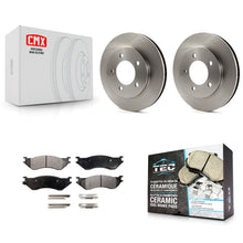 Charger l'image dans la galerie, Front Disc Brake Rotor Ceramic Pad Kit For Ford Expedition Lincoln Navigator 4WD