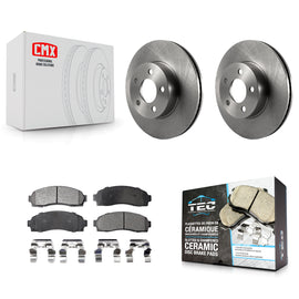 Front Disc Brake Rotor Ceramic Pad Kit For Ford Ranger Explorer Sport Trac Mazda