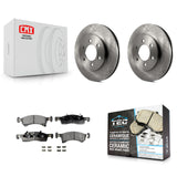 Front Disc Brake Rotor And Ceramic Pad Kit For Ford Expedition Lincoln Navigator