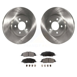 [Front] 2009 Ford Mustang Bullitt Premium OE Brake Rotors & Ceramic Pads Kit For Max Braking
